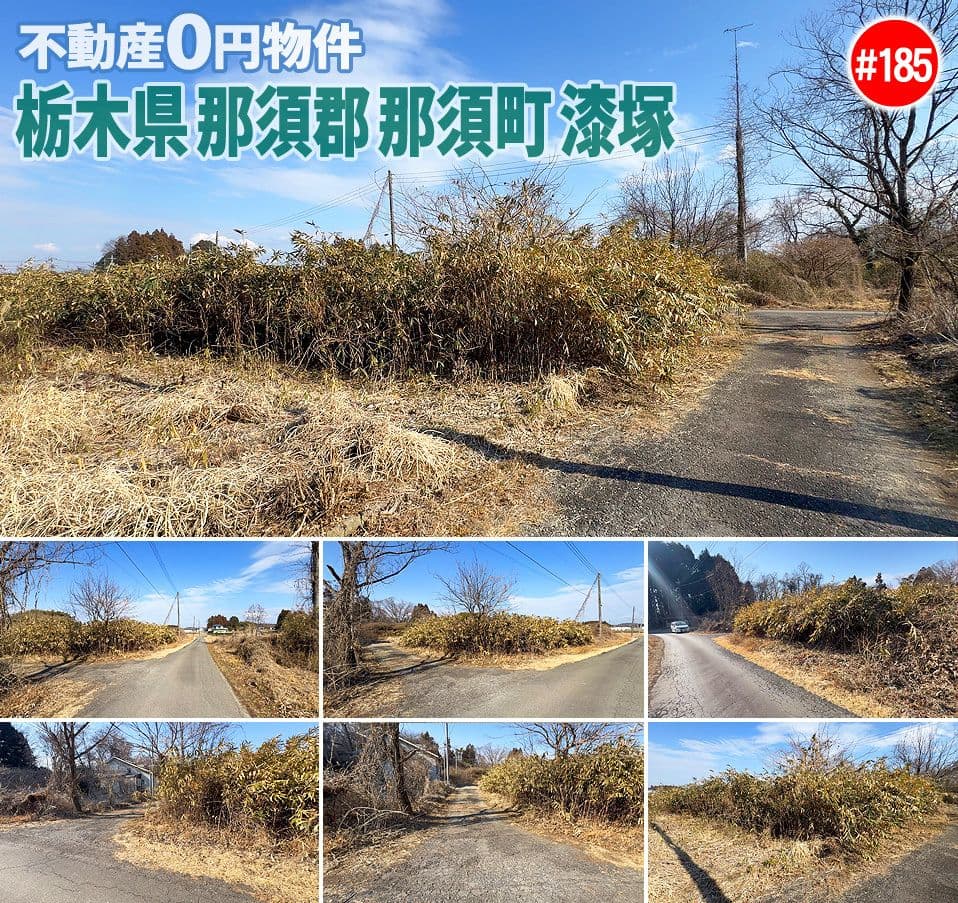 #185 栃木県那須郡那須町漆塚不動産0円物件