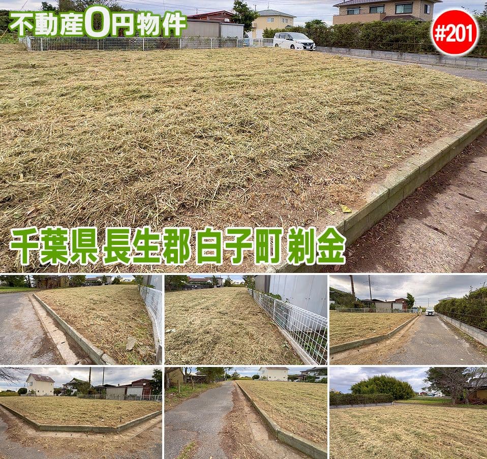 #201 千葉県長生郡白子町剃金不動産0円物件
