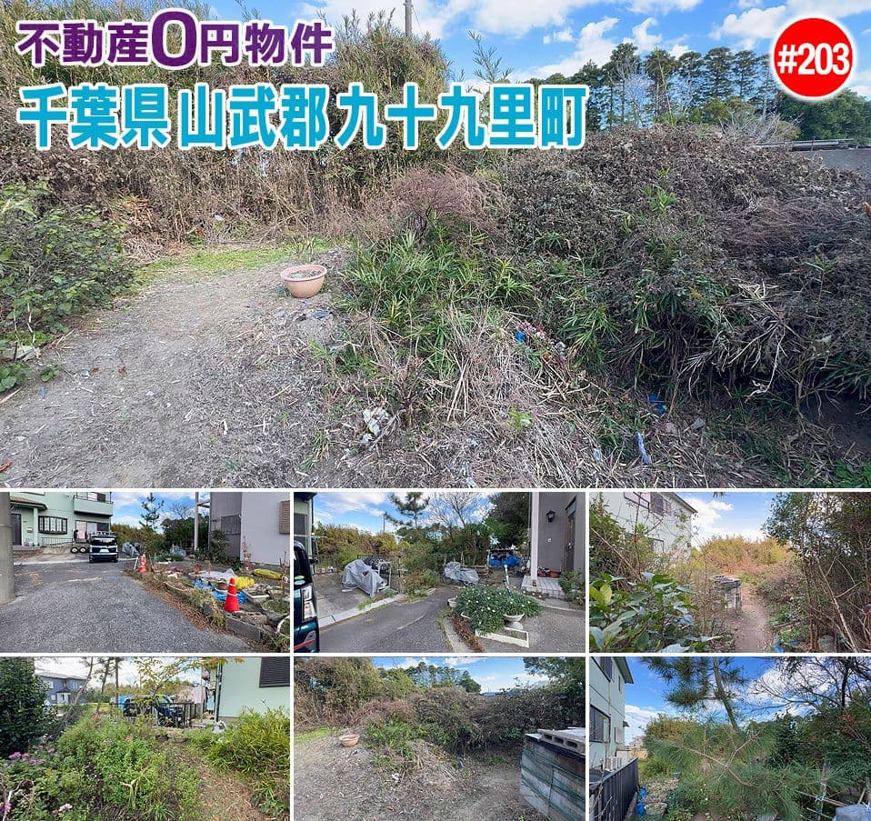 #203 千葉県山武郡九十九里町不動産0円物件