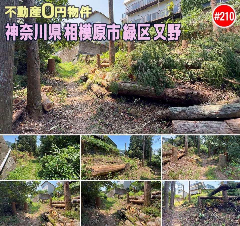 #210 神奈川県相模原市緑区又野不動産0円物件