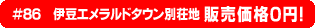 #86 伊豆エメラルドタウン別荘地 0円物件！